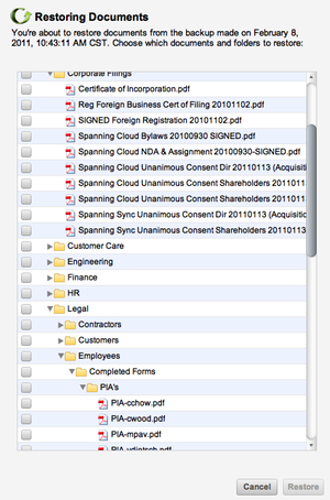 Got Lots of Google Docs? Spanning Backup Has You Covered.