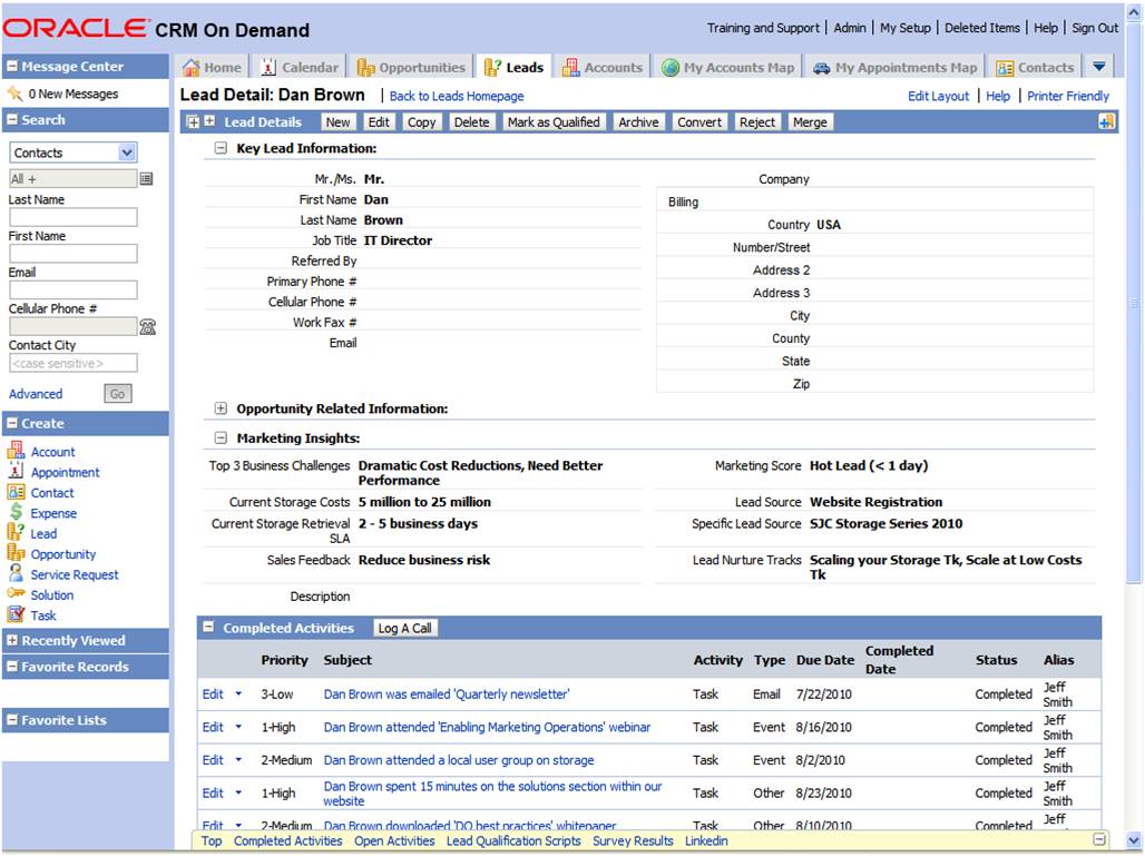 Salesforce Startup Lesson 1 How are products built by Oracle, SAP or