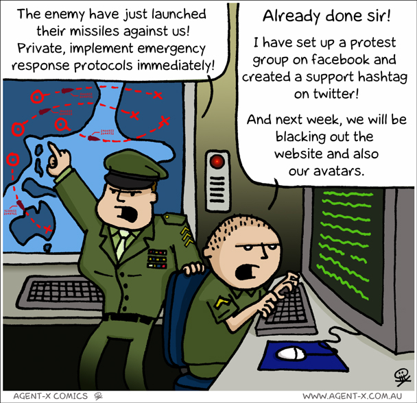 Slacktivism - and that's Before Buzz :-)