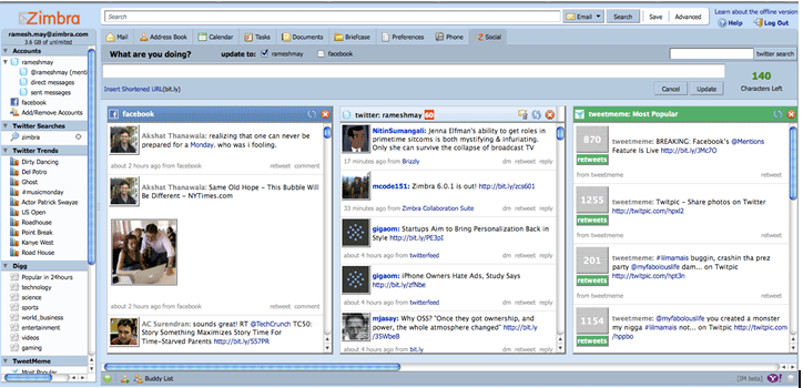 VMware Zimbra: Integration without Context Shift