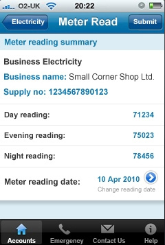 British Gas launch version 2 of their iPhone app – nice but non-inclusive!