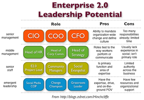 Who should be in charge of Enterprise 2.0?