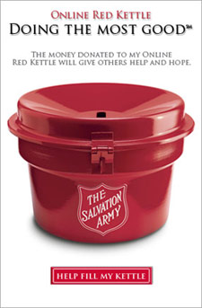 Donate to the Salvation Army