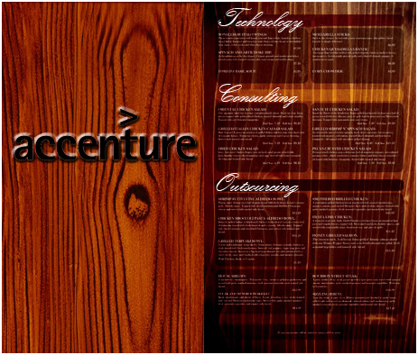 Are enterprises still going à la carte? The governator samples the Accenture set menu