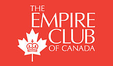 Joining the Board of the Empire Club of Canada!