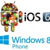 Google Android 4.1 Jelly Bean vs Apple iOS 6 vs Microsoft Windows 8